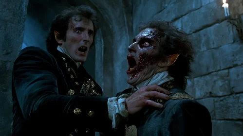 Tense Vampire Scene