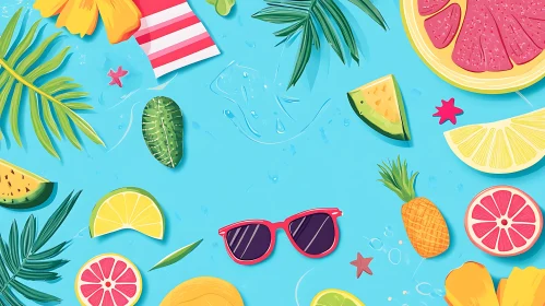 Tropical Fruits and Summer Vibes