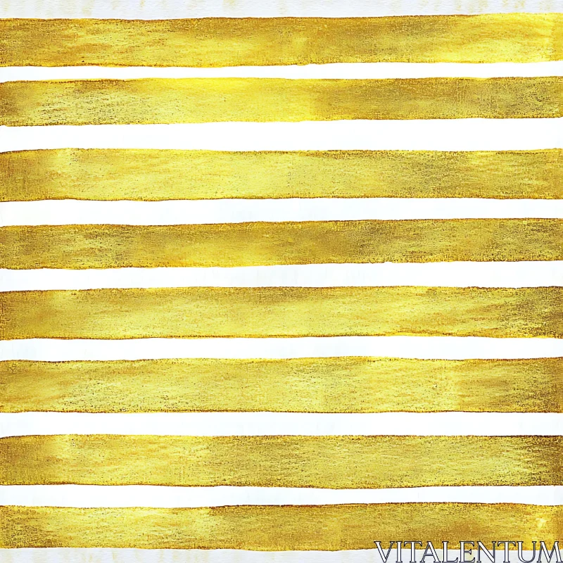 AI ART Abstract Gold Line Pattern