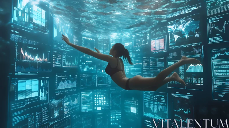 AI ART Submerged in Information: Digital Ocean