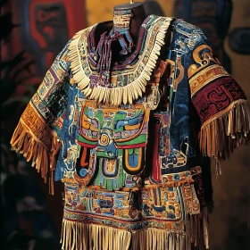 Ornate Traditional Clothing with Fringe