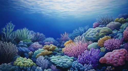 Colorful Underwater Coral Reef