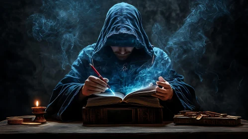 Enchanting Wizardry: A Spellbinding Scene of Magic