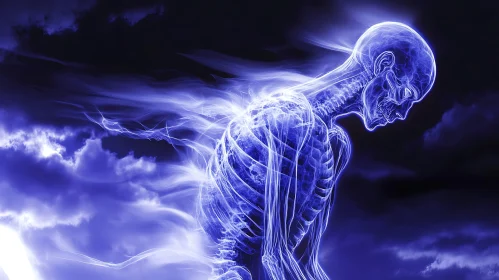 Luminous Skeleton in the Night
