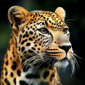 Close-Up of Leopard Face