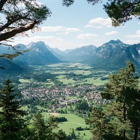 Valley View From Mountain Top