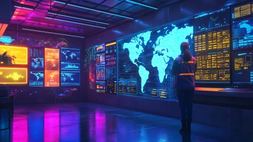 Cybersecurity Data Center Visualisation