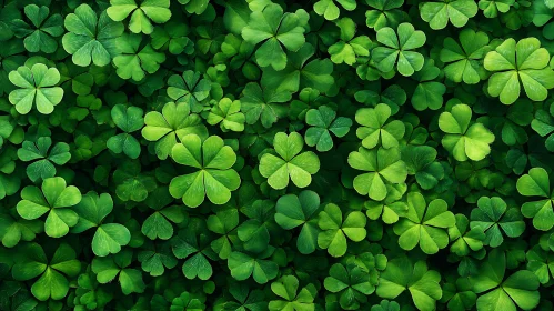 Verdant Shamrock Carpet, Lucky Clovers