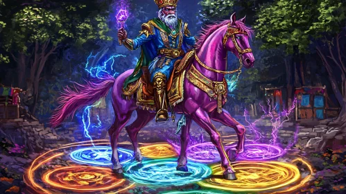 Enchanted Ride of the Wizard King