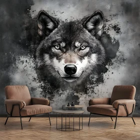 Majestic Wolf Interior Art