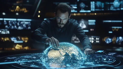 Interactive Hologram: Data Visualization Interface