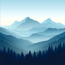 Layered Mountain View