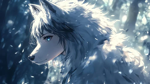 Winter Wolf Anime Character