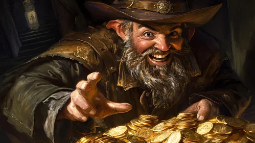 Dwarf's Hoard of Gold Coins