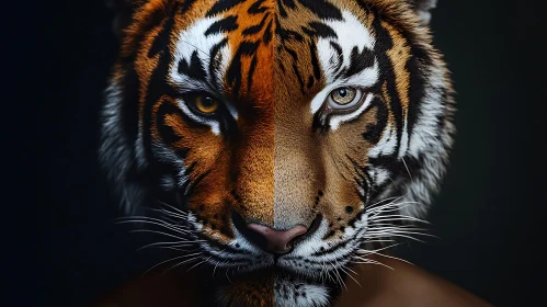 Intense Tiger Gaze