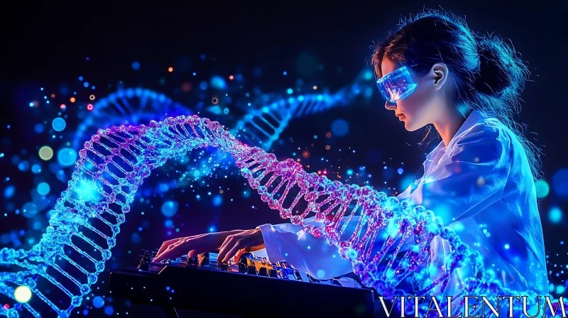 Virtual Reality Music Creation AI Image