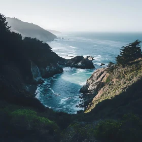 Coastal Cliffs and Ocean Vista