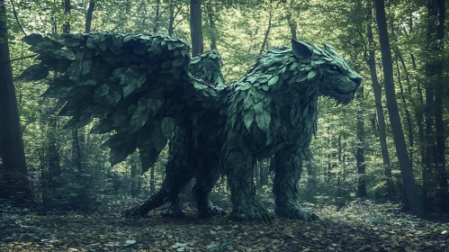 Winged Lion of the Woods