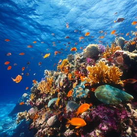 Underwater Coral Reef Fish