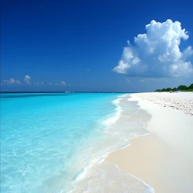 Azure Waters and White Sands Beach