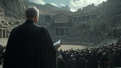 Amphitheater Address: A Historical Scene