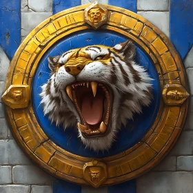 Fierce Tiger Crest Illustration