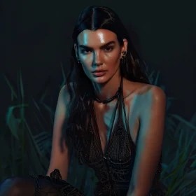 Kendall Jenner's Alluring Glamour Portrait