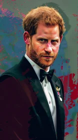 Formal Portrait of Prince Harry