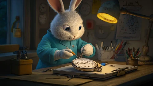 Rabbit Clock Repair