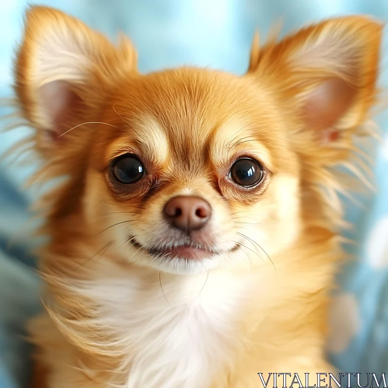 AI ART Cute Chihuahua with Perky Ears and Large Eyes