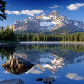 Mirror Lake: Mountain Reflection