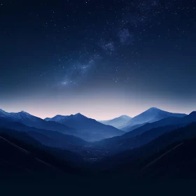 Mountains Under the Stars