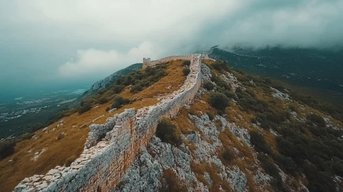 Mountain Ridge Stone Wall