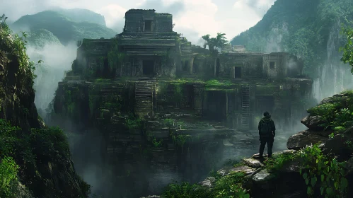 Ancient Ruins in Jungle Environment