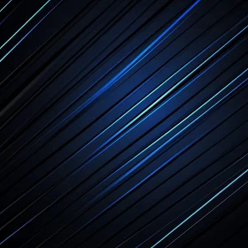 Neon Blue Lines on Dark Background