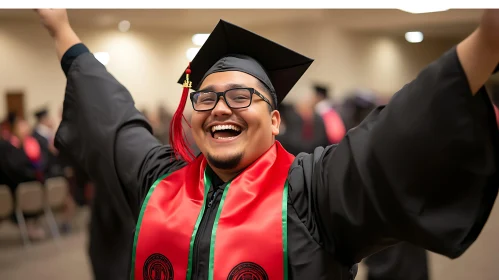 Triumphant Graduate: A Moment of Pure Joy