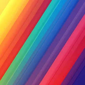 Colorful Diagonal Stripes Abstract Art