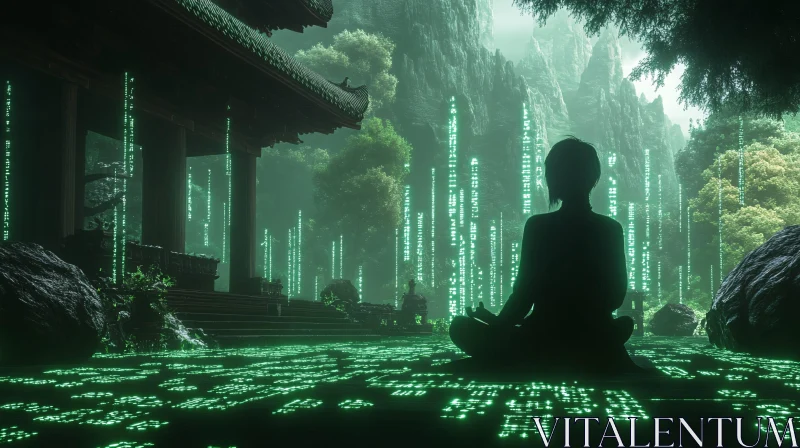 Zen and Technology AI Image