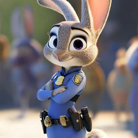 Zootopia's Finest: Judy Hopps Portrait