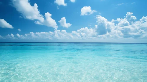 Peaceful Seascape with Turquoise Water