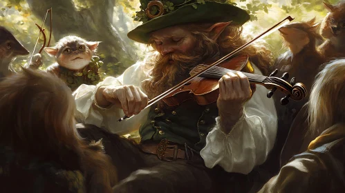 Woodland Elf Musician