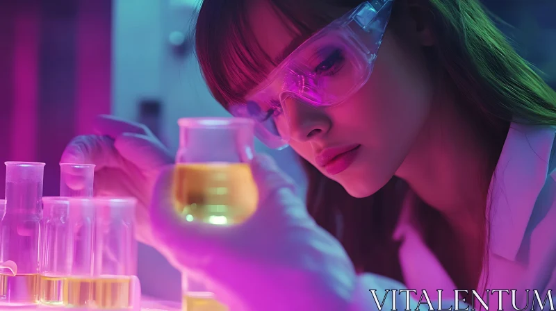Laboratory Experiment with Scientist AI Image