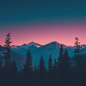 Mountains at Twilight