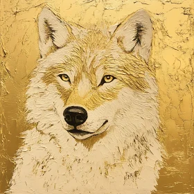 Wolf in Gold