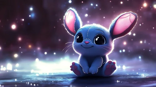 Whimsical Creature in Dreamy Light