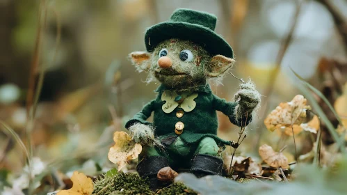 Forest Guardian Doll in Green