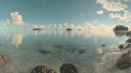 Peaceful Island Reflection