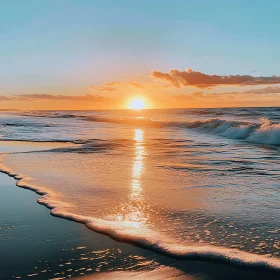 Seascape at Sunset