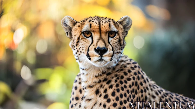 Close-up of a Cheetah AI Image