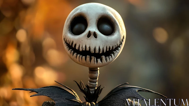 Nightmare Before Christmas Pumpkin King AI Image